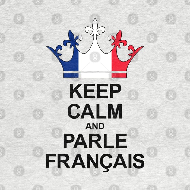 Keep Calm And Parle Français (France) by ostend | Designs